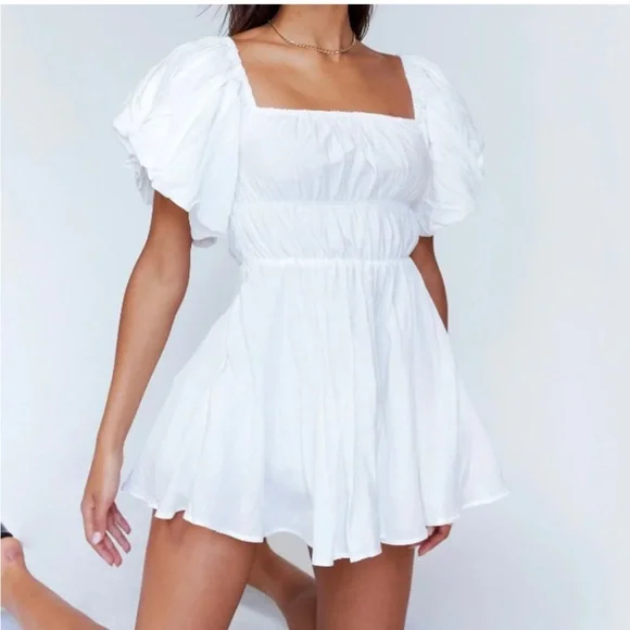 open lace back dress Halycon Knit Mini Dress Oatmeal